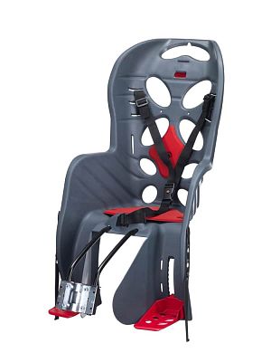 Велокресло заднее на подседельную трубу Vinca sport серо-красный HTP 110 00006850 Велокресло заднее на подседельную трубу Vinca sport серо-красный HTP 110 00006850