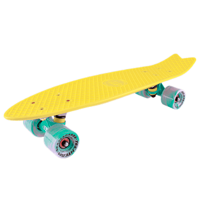 Скейтборд Tech Team FISHBOARD 23" желтый NP001152