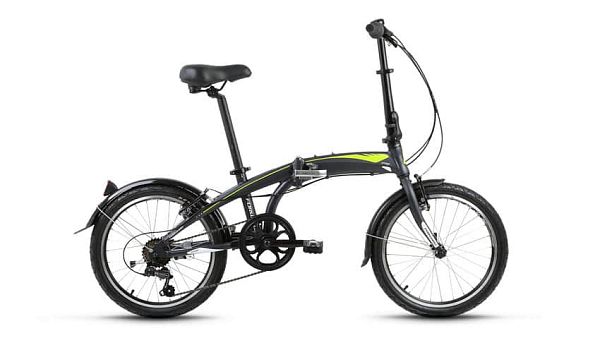 Велосипед городской складной FORWARD Omega 2.0 20" 11" 1 ск. черный матовый FORWARD Omega 2.0 11" че