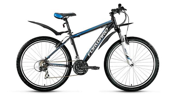 Велосипед горный FORWARD Next 1.0 26" 21" 21 ск. черный глянцевый FORWARD Next 1.0 21" черный глянце