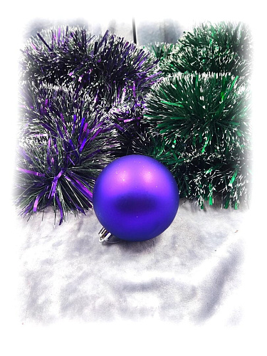 													Набор шаров 8 см 24 шт фиолетовый MAS88-8PUR фото 2