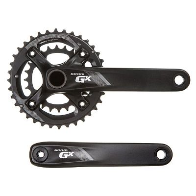 Система шатунов SRAM FC-GX-1012-A1 без защиты, под Hollowtech II, 36/24T, 175 мм, Х96035