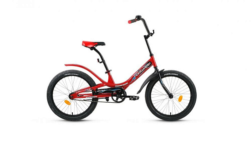 													Велосипед детский FORWARD SCORPIONS 20 1.0 20" 10,5" красно-черный RBKW15N01002 2021