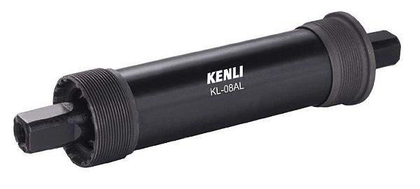 Каретка-картридж KENLI KL-08AL FAT BIKE, 110 мм, 165 мм, пром. подшипник, под квадрат, сталь, 110165 Каретка-картридж KENLI KL-08AL FAT BIKE, 110 мм, 165 мм, пром. подшипник, под квадрат, сталь, 110165