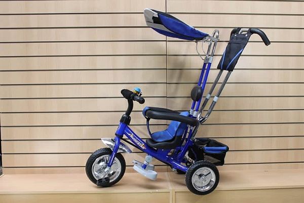 Велосипед трехколесный   синий JS08ET
