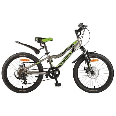 Велосипед горный Novatrack ACTION 20"  6 ск. серый 20AH6D.ACTION.GR7 