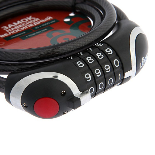 													Замок кодовый LOCKLAND castle, 10x1000мм, черный, с подсветкой 7478452 фото 3