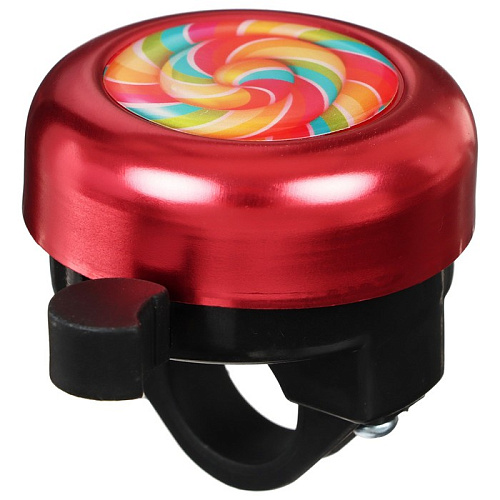 Звонок велосипедный Graffiti «Карамелька» черный, розовый 7362420 фото 3 Звонок велосипедный Graffiti «Карамелька» черный, розовый 7362420 фото 3