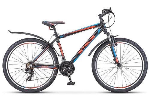 													Велосипед горный хардтейл  STELS Navigator 620 V 26" 14" Черный-красный-синий LU074396 