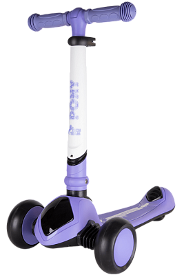 Самокат трехколесный Tech Team PONY фиолетовый, белый 2022 г. 276236