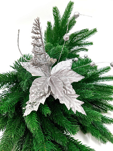 Цветок серебристый d 23 см Flo-3S(U) Цветок серебристый d 23 см Flo-3S(U)