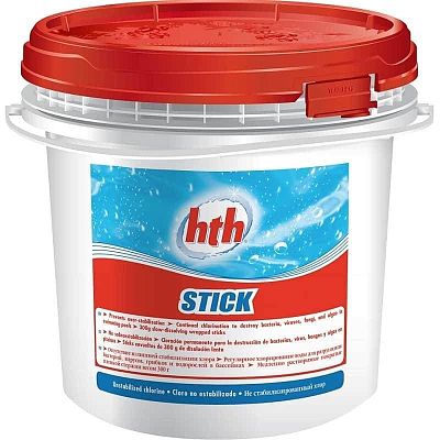 Гипохлорит кальция HTH STICK 4,5 кг. Цилиндры по 300 гр. 30738