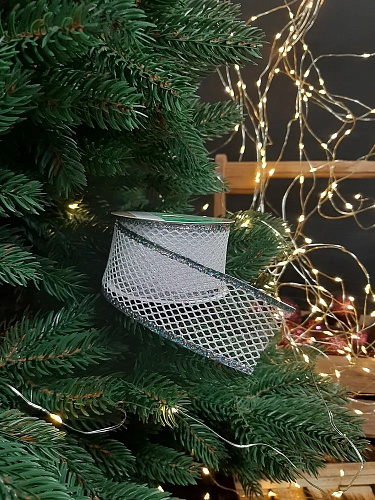 													Новогодняя лента белая 275 см 9817087W