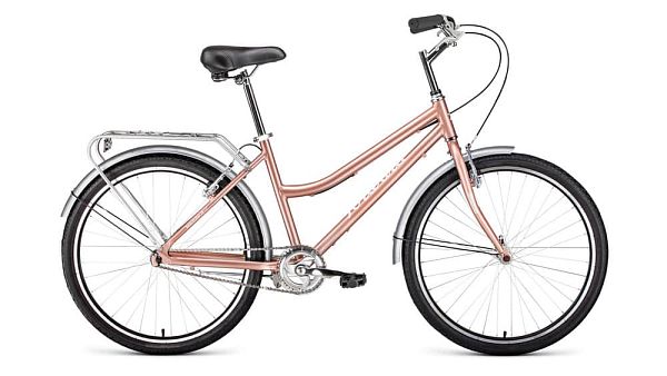 Велосипед городской FORWARD Barcelona 1.0 26" 17"  ск. бежевый  2019