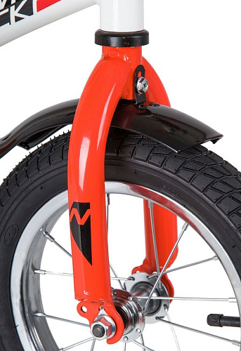 													Велосипед детский  Novatrack STRIKE 12" XS бело, красный 123STRIKE.WTR20 2020 фото 3