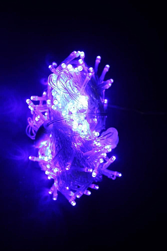 													 19,5 м, синий 200 LED, , провод , 9918207blue