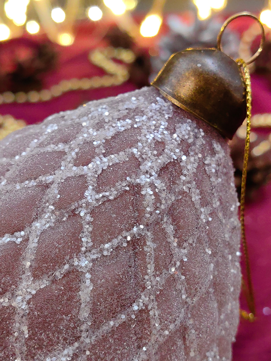 Шар орхидея 8x15 см, стекло Merry Green MG24194 фото 3 Шар орхидея 8x15 см, стекло Merry Green MG24194 фото 3