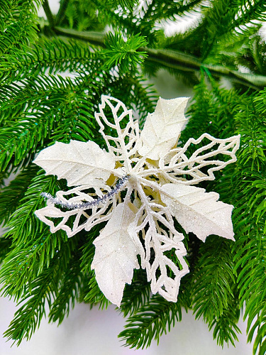 													Цветок белый d  см Al-9111-52/White фото 3