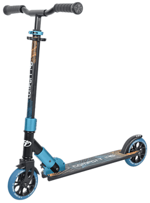 Самокат Городской складной Tech Team COMFORT 145R (2021г.) черно-синий  062150 Самокат Городской складной Tech Team COMFORT 145R (2021г.) черно-синий  062150