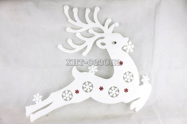 Олень  60x50 см 1 шт белый ПВХ 9918928