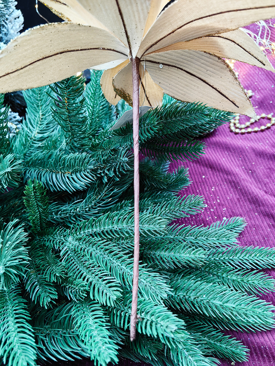 Цветок шампань d 28 см Flo-12-61champane фото 3 Цветок шампань d 28 см Flo-12-61champane фото 3