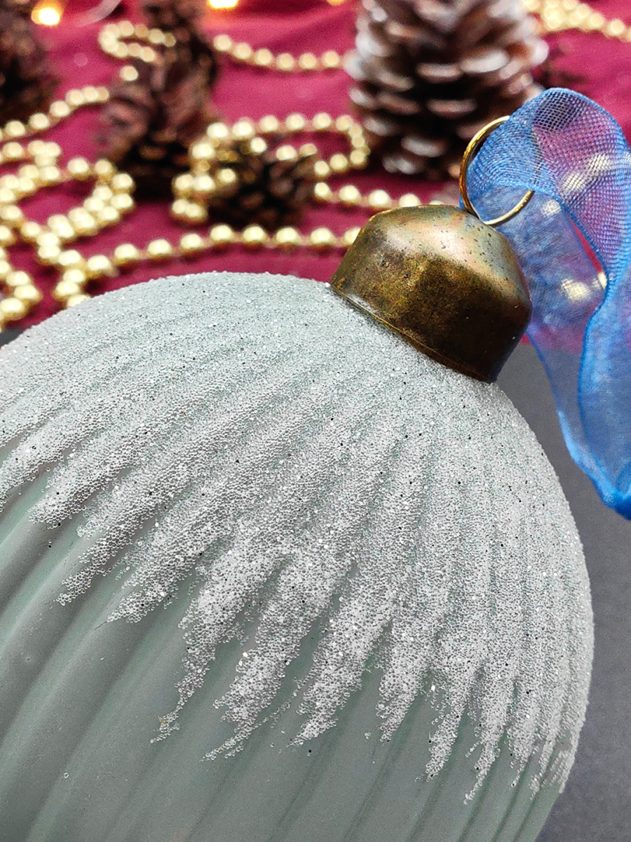 Шар васильковый 8 см, стекло Merry Green MG24220 фото 3 Шар васильковый 8 см, стекло Merry Green MG24220 фото 3