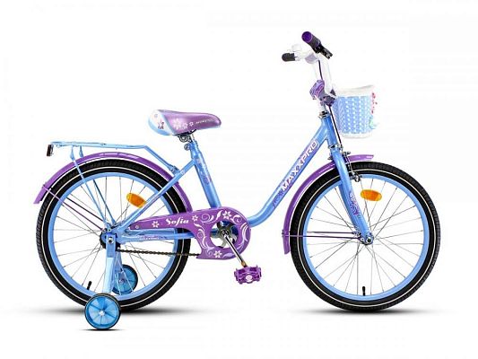 Велосипед детский MAXXPRO SOFIA 20"  Бирюзово-сиреневый SOFIA-20-3 
