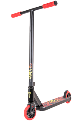 Самокат Трюковой Tech Team DUKER 101 черно-красный  040123 Самокат Трюковой Tech Team DUKER 101 черно-красный  040123