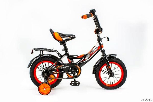 Велосипед детский MAXXPRO SPORT 12"  черно-оранжевый SPORT-12-6 (19) 