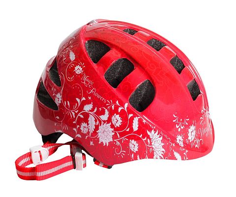 Шлем Vinca sport Волшебные цветы S красный VSH 8 magic flowers (S)