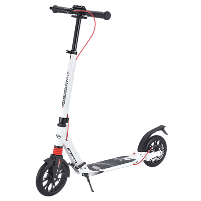 Самокат Городской складной Tech Team CITY SCOOTER disk brake белый 2021 г. 980001