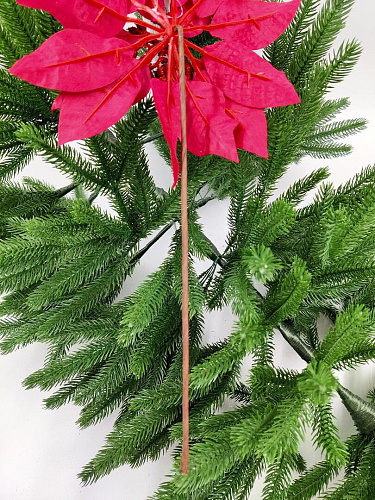 													Цветок красный d 22 см 99222201red фото 2