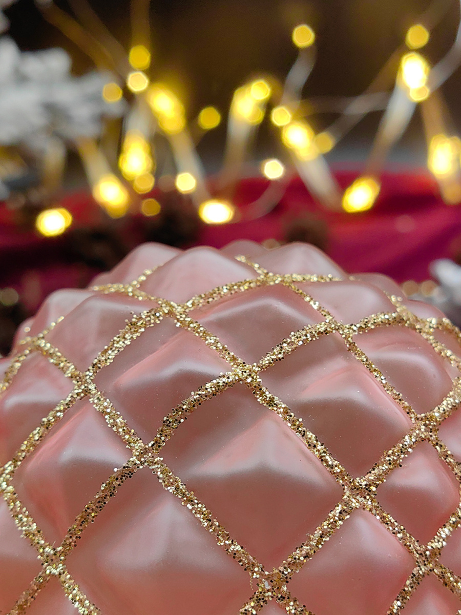 Шар жемчужно-розовый 8 см, стекло Merry Green MG24046 фото 4 Шар жемчужно-розовый 8 см, стекло Merry Green MG24046 фото 4