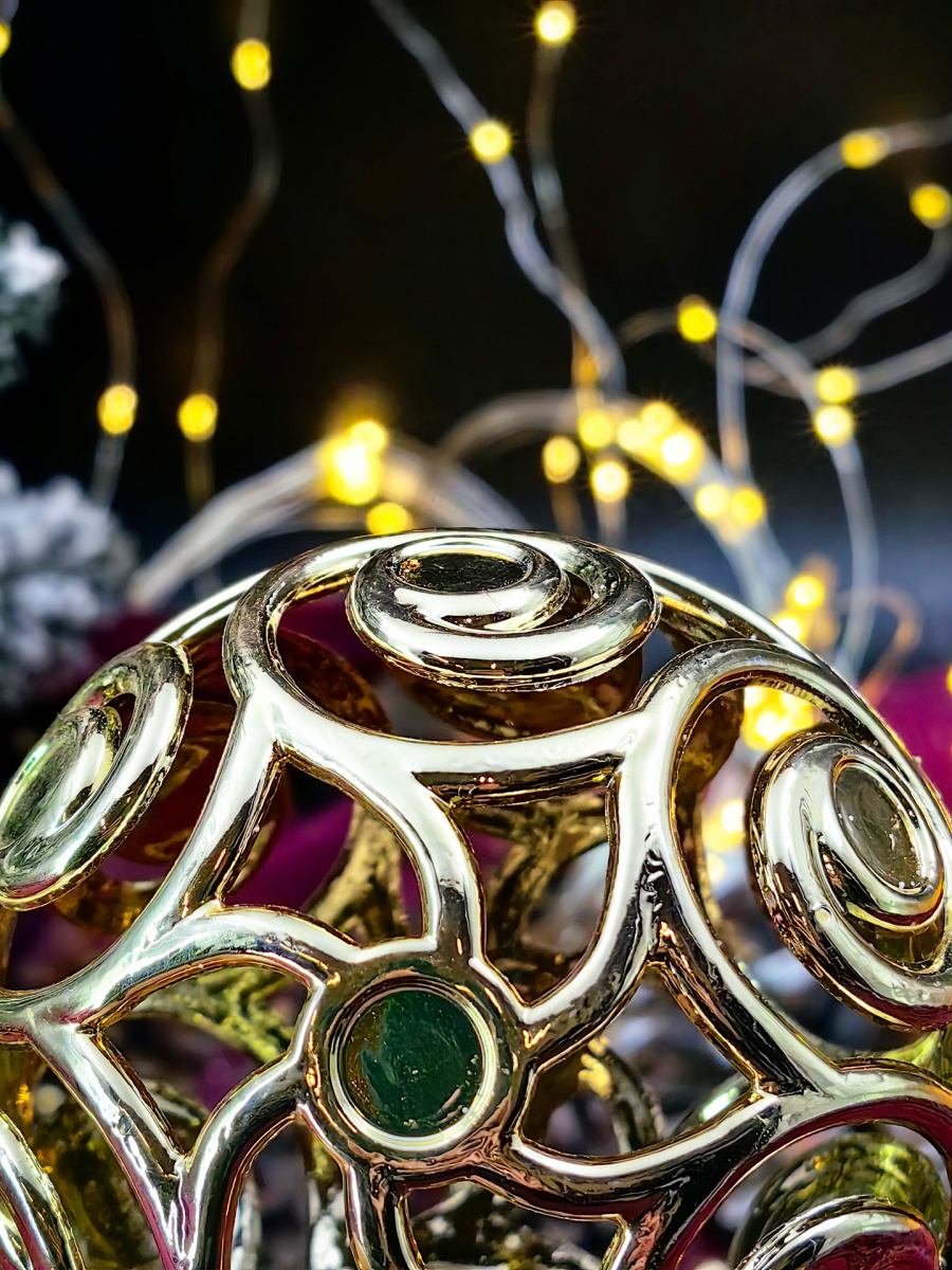 Шар 8 см 1 шт золотой 9920445 фото 3 Шар 8 см 1 шт золотой 9920445 фото 3