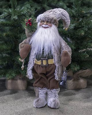 Дед Мороз  30 см лесной 18301-12