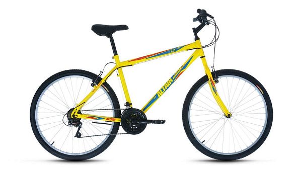 Велосипед горный ALTAIR MTB HT 1.0 26" 17" 6 ск. желтый ALTAIR MTB HT 26 1.0 17" желтый 