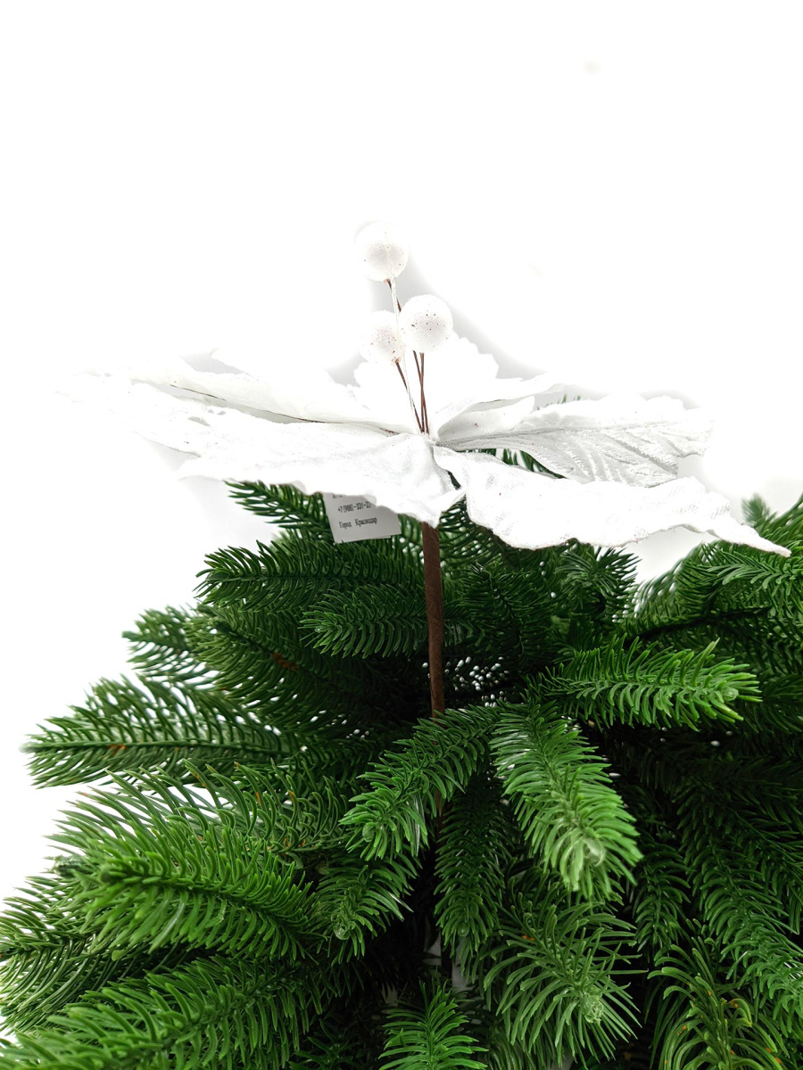 Цветок белый d 21 см Flo-31 фото 3 Цветок белый d 21 см Flo-31 фото 3