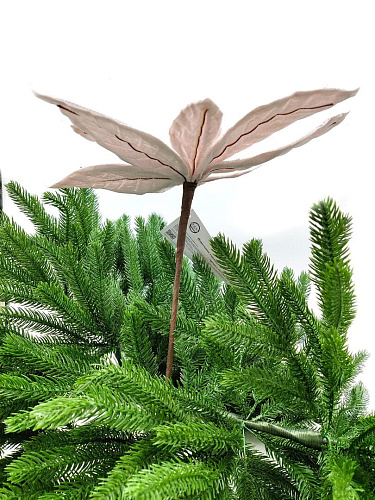 													Цветок пудра d 28 см 99222802powder фото 4