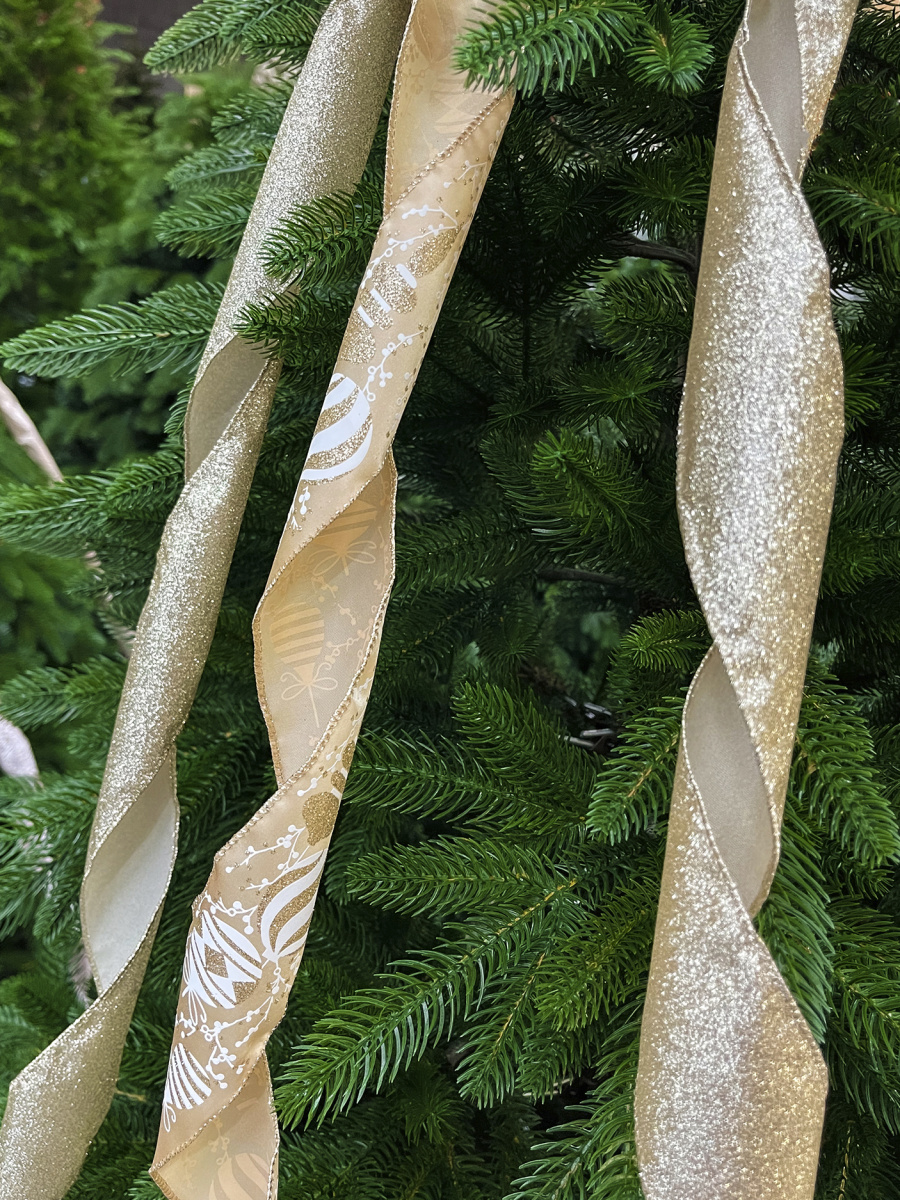 Бант с лентами 33х275 см шампань 1шт 26-7 фото 4 Бант с лентами 33х275 см шампань 1шт 26-7 фото 4