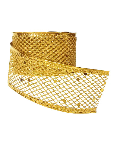 													Новогодняя лента золото 275 см 9817087G