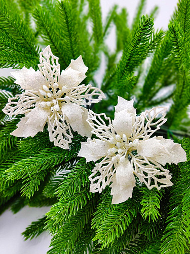 													Цветок белый d  см Al-9111-52/White