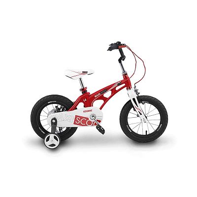 Велосипед детский  Maxiscoo Cosmic Делюкс 14" XS красный перламутр  