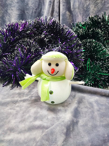 Снеговик 12 см зеленый 27010P-S5Green фото 4 Снеговик 12 см зеленый 27010P-S5Green фото 4