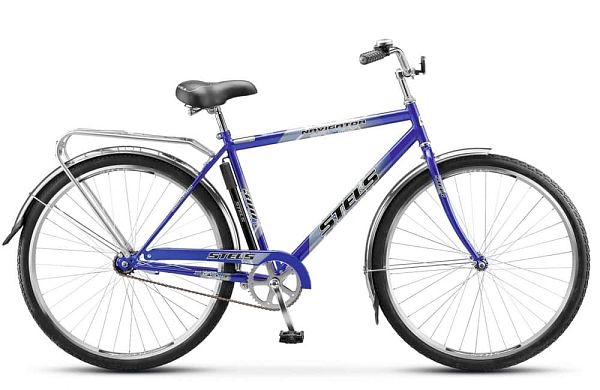Велосипед городской дорожный STELS Navigator 300 Gent 28"/700c 20" 1 ск. синий/хаки LU073359 