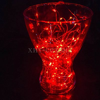 Светодиодная нить Роса  10 м 100 LED красный 2018828 Red Светодиодная нить Роса  10 м 100 LED красный 2018828 Red