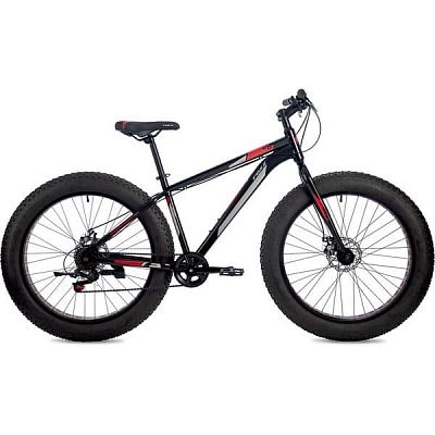 Велосипед Fat Bike Foxx JUMBO 26" 17" 6 ск. черный 26SHD.JUMBO.17BK0 2020