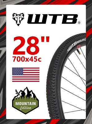 Велопокрышка WTB 28" 700х45С Riddler W110-0911   X94496