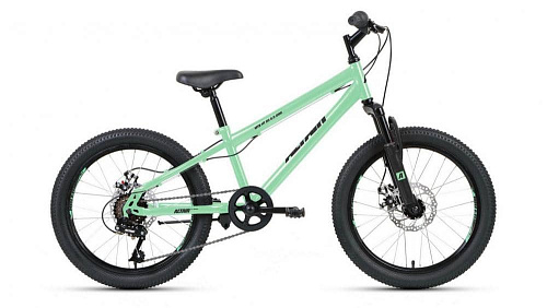 													Велосипед горный ALTAIR MTB HT 20 2.0 disc 20" 10,5" 6 ск. мятный/черный RBKT11N06004 2021