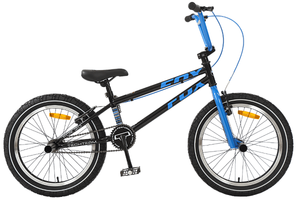 Велосипед BMX Tech Team FOX 20" 20,5" 1 ск. черно-синий 570012 