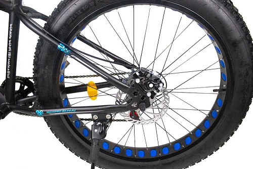 													Велосипед Fat Bike  MAXXPRO FAT Х26 LITE 26" 18" черно-синий  2019 фото 3